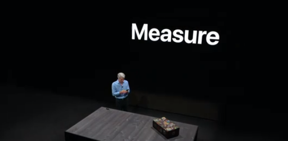 iOS 12 measure app